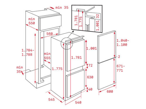 Tủ lạnh CI3 350 NF GMARK 40634573 3 teka ci3 350 nf gmark 1