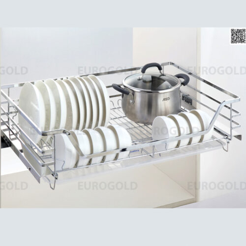 Giá xoong nồi, bát đĩa Eurogold inox 304 nan dẹt EP80