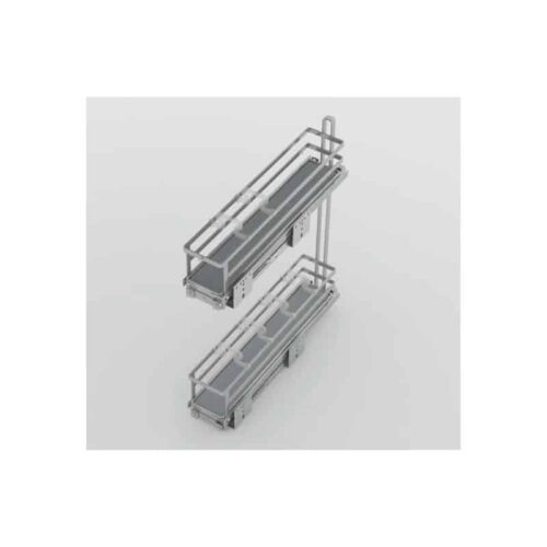 Bộ rổ gia vị Hafele Omero 549.20.891 200mm (trái) 3 Bộ rổ gia vị Hafele Omero 549.20.891 200mm (trái)