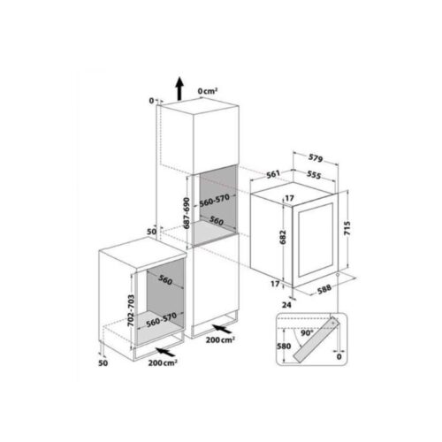 Tủ rượu Elica VERITAS BI36 PRF0191774 5 Thiết kế của tủ rượu Elica VERITAS BI36 PRF0191774