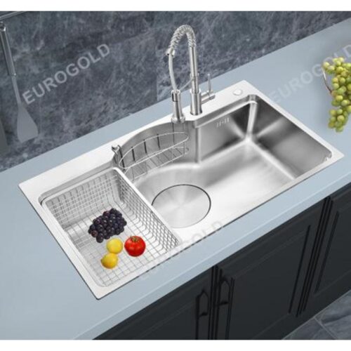 Chậu rửa bát inox 304 Eurogold EUD27848 4 Chậu rửa bát inox 304 Eurogold EUD37848