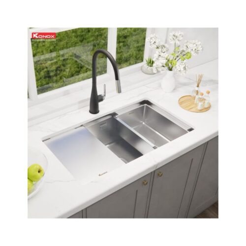 Chậu rửa bát Konox Workstation Sink KN8146SU Dekor 4 chau rua bat konox workstation sink kn8146su dekor 3