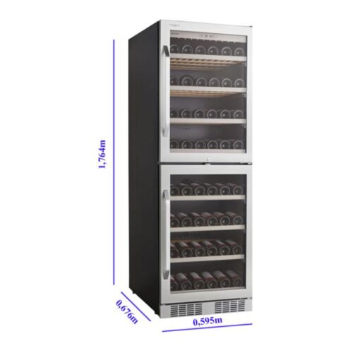 Tủ ướp rượu vang Kadeka KA-165T 3 kich thuoc tu ruou vang kadeka ka 165t