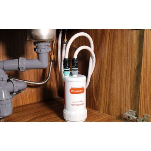 Thiết bị lọc nước dưới bồn rửa Cleansui EU101 4 Hinh anh thuc te thiet bi loc nuoc duoi bon rua cleansui eu101